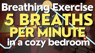 5 Breaths Per Minute Breathing Exercise 57 [upl. by Arvo]