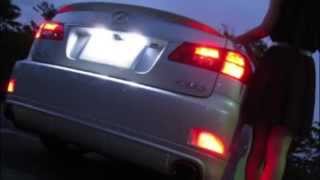 LED Bumper Reflector Lights For 20062013 Lexus IS250 IS350 [upl. by Ciro255]