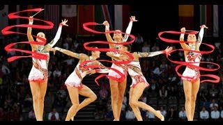 Rhythmic Worlds 2011 Montpellier  Groups AllAround Finals  We are Gymnastics [upl. by Acimehs]