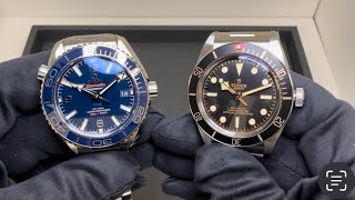 Omega Planet Ocean 395mm vs Tudor Black Bay 58 [upl. by Brause]