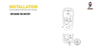 Logitech M240 Silent Bluetooth Mouse  Easy Setup Guide [upl. by Ellekim]