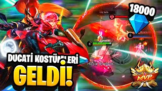 18000💎 DUCATI KOSTÜMLERİ GELDİ ÇOK GÜZELLER  IRITHEL DUCATI  Mobile Legends [upl. by Renault]