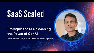 Prerequisites to Unleashing the Power of GenAI with Vineet Jain [upl. by Uranie]