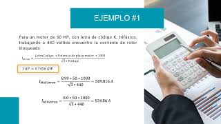 Lección 07 Ejemplo 1 Cálculo Corriente de Arranque de un Motor Eléctrico [upl. by Elockin571]