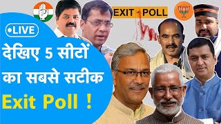 LIVE Uttarakhand Exit Poll ResultLok sabha Election 2024किस पार्टी को कितनी सीटें जीतने का अनुमान [upl. by Adnaluy951]