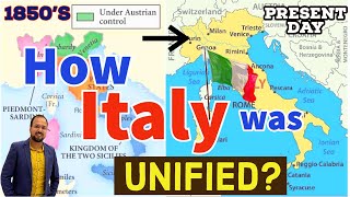 Unification of Italy  Role of Mazzini Cavour and Garibaldi  World History  UPSC [upl. by Petronille]