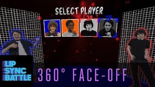 The Cast of Stranger Things 360° FaceOff  Lip Sync Battle [upl. by Ettenej566]