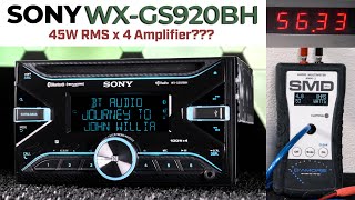 Sony WXGS920BH  Builtin 100W x 4 Amplifier 45W RMS x 4 [upl. by Linn]