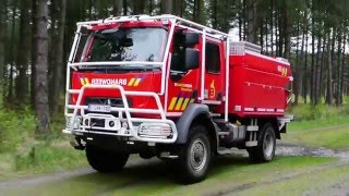 Bostankwagen Brasschaat offroad forest fire truck Belgium [upl. by Rheinlander]