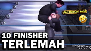 10 SMACKFINISHER TERLEMAH DI SMACKDOWN PAIN  SMACKDOWN PAIN PS2 [upl. by Assirrem]