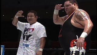 NJPW GREATEST MOMENTS NAGATAampAKEBONO vs BERNARDampANDERSON [upl. by Gilleod310]