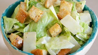 Classic Caesar Salad Recipe [upl. by Dorren]