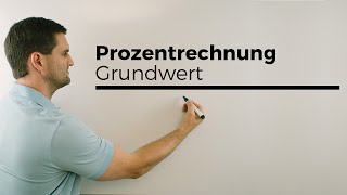 Prozentrechnung vermehrter vermindeter Grundwert mit Dreisatz  Mathe by Daniel Jung [upl. by Annahs]