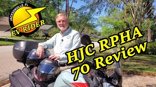 Review HJC RPHA 70 Carbon Motorcycle Helmet [upl. by Chernow]