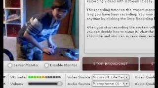 How to spy for freeusing a webcam laptop and ustreamtv [upl. by Zile286]