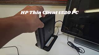 HP Thin Client t520 Fresh OS Install  SOLVED [upl. by Reddy458]