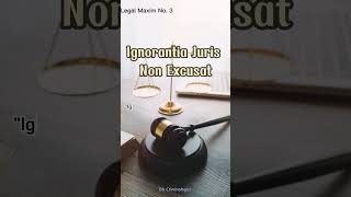 Ignorantia Juris Non Excusat criminaljustice criminallaw rpc [upl. by Elleb]