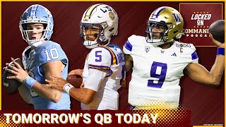 Washington Commanders Mock NFL Draft Monday Quarterback Drake Maye vs Jayden Daniels at No 2 [upl. by Stevenson]