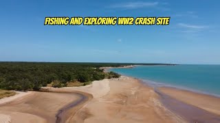 Fishing and exploring an WW2 crash site near Darwin NT [upl. by Necyla]