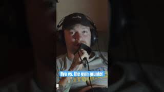 grunting at the gym should be illegal 🏋️‍♂️funny comedy humor taylorswift gym rya podcast [upl. by Ribal454]