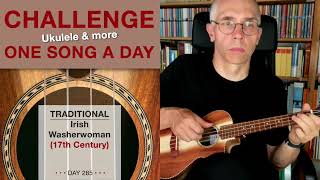 Traditional • Irish Washerwoman UkuleleSolo – 285 [upl. by Ahsekim]