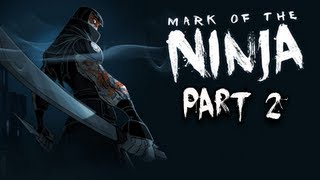 Mark of the Ninja Walkthrough  Part 2 Rescue Master Hazai Lets Play Gameplay  Commentary [upl. by Atled]