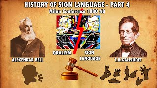 History of Sign Language  Part 4  Milan Conference  Explained by krkumar Insights [upl. by Kcirderfla]