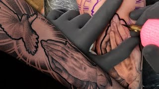 POV Tattooing 3 Liner STIPPLE Tattoo EXPLAINED [upl. by Wightman]