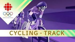 How does the track cycling event work at the Olympics  CBC Sports  parís2024 [upl. by Tory]