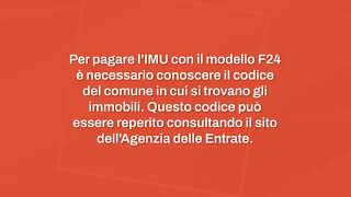 Come si paga lIMU 2024 le istruzioni per compilare il modello F24 [upl. by Llaccm]