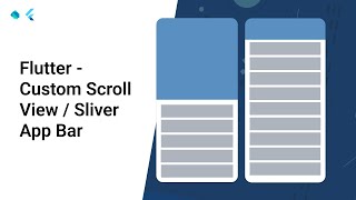 Flutter  Custom Scroll View  Sliver App Bar [upl. by Glynda]