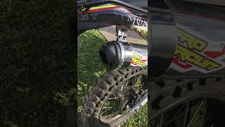 Corven txr 250 gilera smx 250 guerrero gxr 250 escape deportivo SCHEFF METAL enduro [upl. by Asillem]