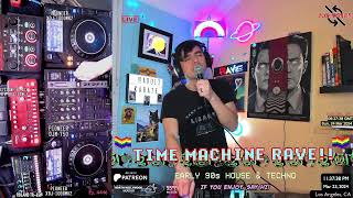 TIME MACHINE RAVE Ep 448  Liquid Tech Solutions  90s House amp Techno  LIVE [upl. by Veronica]