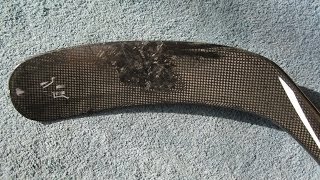 Crack your highend hockey stick blade Dont trash it fix it [upl. by Eiderf]