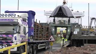 MV Hebridean Isles relieving MV Caledonian Isles Ardrossan to Brodick 2019 [upl. by Kemeny]