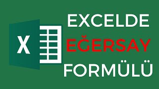 EXCELDE EĞERSAY FORMÜLÜ NASIL KULLANILIR  How to use calculus formula in excel [upl. by Erdnassac]