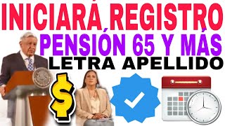 INICIA REGISTRO 65 AÑOS Y MÁS VE POR TU PENSIÓN BIENESTAR CUMPLISTE 65 ADULTOS MAYORES REQUISITOS [upl. by Harad]