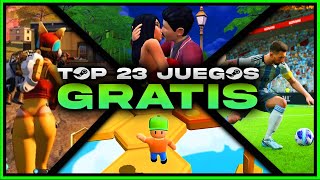 🎮 23 Épicos JUEGOS GRATIS de STEAM para PC  2024 ⭐ [upl. by Gothart]