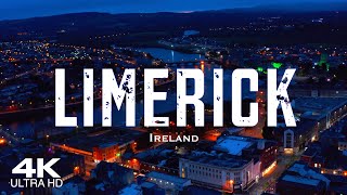 LIMERICK 🇮🇪 Drone Aerial 4K  Munster IRELAND Éire [upl. by Ennagrom]