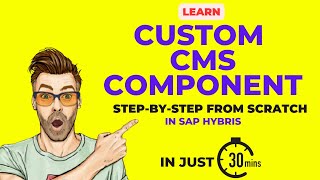 Creating Custom Component in Hybris from scratch  Tutorial  hybris tutorial for beginners [upl. by Ellmyer893]