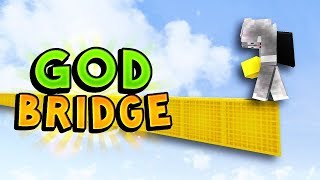 Easy minecraft God bridge tutorial [upl. by Anaher]