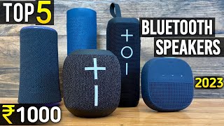 Top 5 best bluetooth speakers under 1000  best bluetooth speaker 2023 [upl. by Lak]