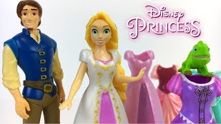 Printesele Disney Rapunzel  Colectie Seturi Deluxe Disney Princess  Prezentare Garderoba [upl. by Elleon637]