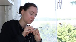 ASMR Nail Filing Sounds  Natural Nails  Some Whispering  Relaxing Sound That Makes You Sleepy [upl. by Ard]