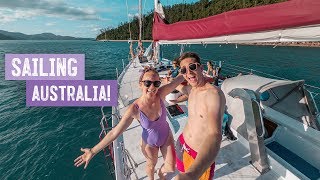 Australia OVERNIGHT CRUISE Ship Tour  Beautiful White Sand Beach 😍 Wild Kiwi Tours  Whitsundays [upl. by Ocirled]