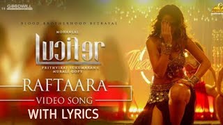 Raftaara Lucifer Full Song With Lyrics [upl. by Hnirt]