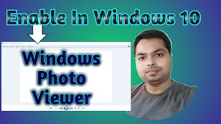 How to enable Windows photo viewer in Windows 10  Windows photo viewer on Windows 10 [upl. by Nitnelav128]