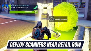 Deploy Scanners Near Retail Row Locations in Fortnite  Season 5 Quick Challenge Retail Row Scanners [upl. by Oakman]