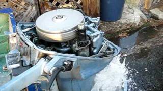 1968 Evinrude Sportwin 95  First Run [upl. by Hras]