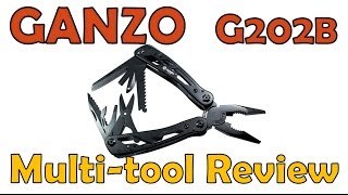 Ganzo G202B Multitool Review Best multitool for 20 With 440C steel I think so [upl. by Hansel]